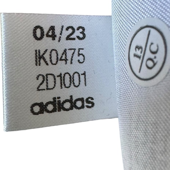 Adidas Big Logo Sleeveless Shirt Mesh Crop T-shirt Duo Black Women’s Medium - Picture 13 of 14